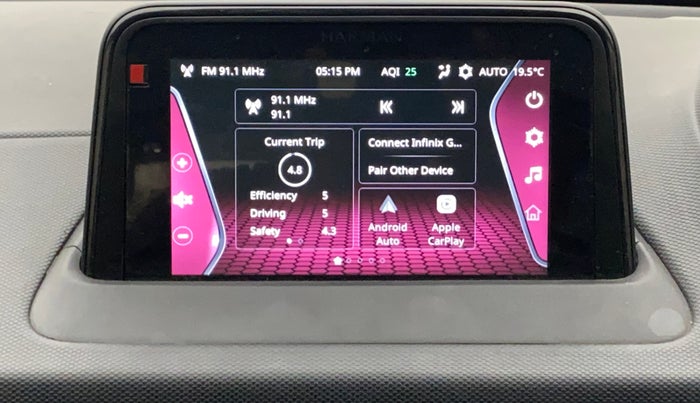 2022 Tata NEXON XZ PLUS (HS) PETROL DARK EDITION, Petrol, Manual, 24,088 km, Infotainment System