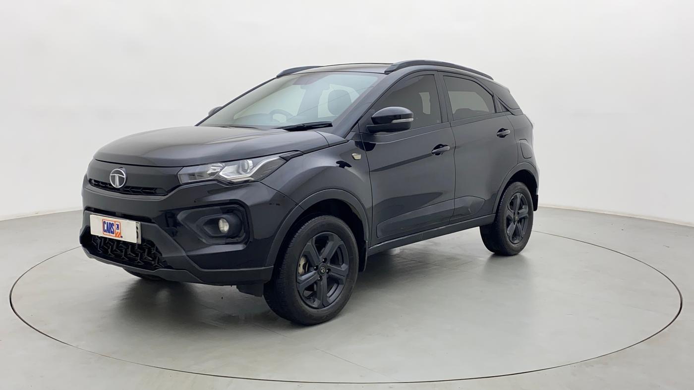 2022 Tata NEXON XZ PLUS (HS) PETROL DARK EDITION, Petrol, Manual, 24,088 km, Left Front Diagonal
