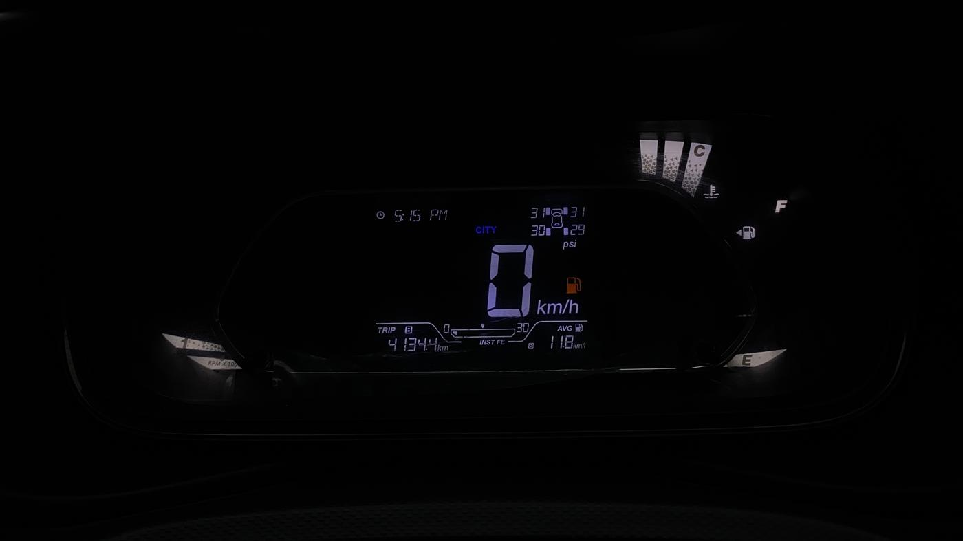 2022 Tata NEXON XZ PLUS (HS) PETROL DARK EDITION, Petrol, Manual, 24,088 km, Odometer Image
