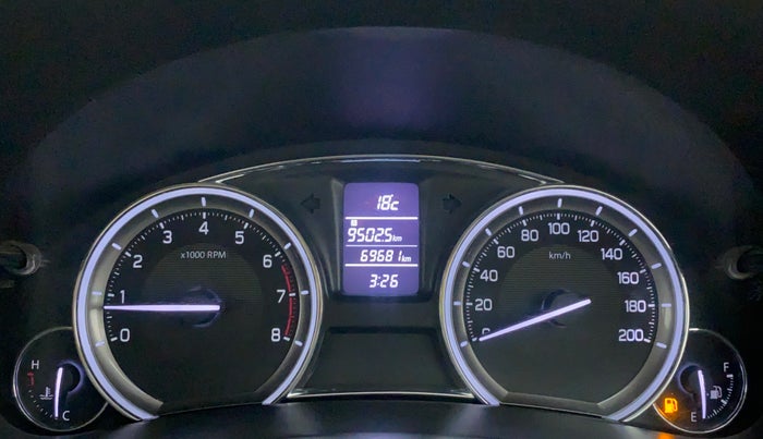 2017 Maruti Ciaz SIGMA 1.4 VVT, Petrol, Manual, 69,680 km, Odometer Image