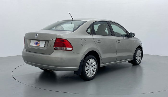 2014 Volkswagen Vento COMFORTLINE PETROL, Petrol, Manual, 77,401 km, Right Back Diagonal (45- Degree) View