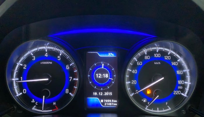 2016 Maruti Baleno ALPHA PETROL 1.2, Petrol, Manual, 21,461 km, Odometer Image