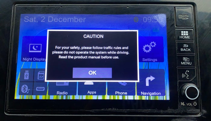 2018 Honda City 1.5L I-VTE V CVT, Petrol, Automatic, 61,775 km, Infotainment System