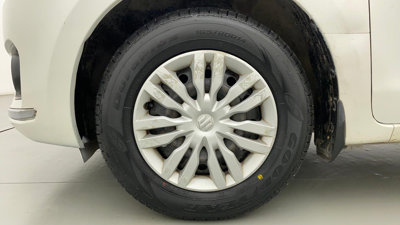 2017 Maruti Dzire VXI AMT, Petrol, Automatic, 73,089 km, Left Front Wheel