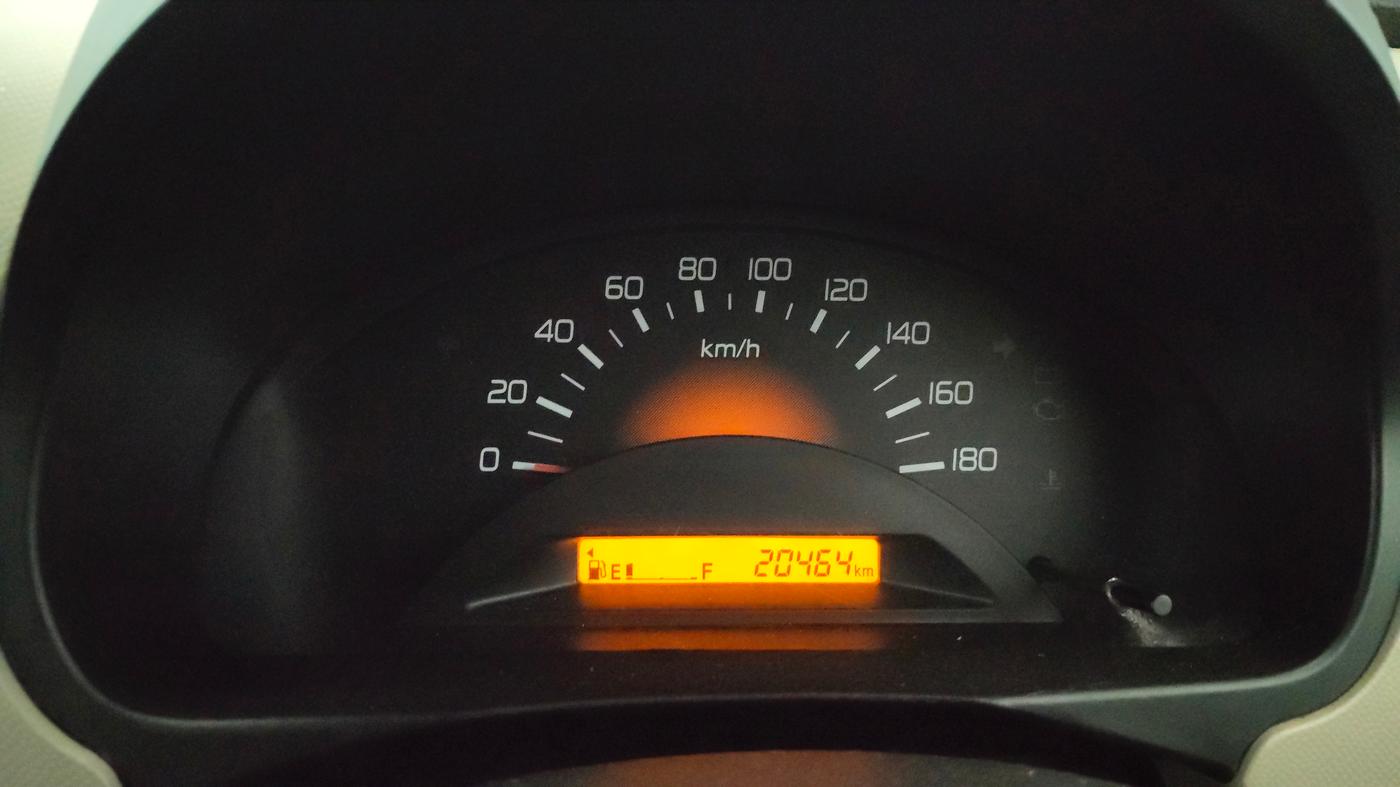 2015 Maruti Wagon R 1.0 LXI, Petrol, Manual, 20,452 km, Odometer Image