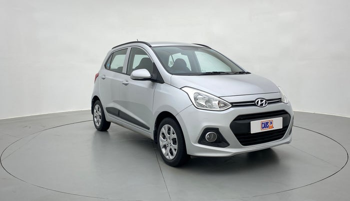 2014 Hyundai Grand i10 SPORTZ 1.2 KAPPA VTVT, Petrol, Manual, 25,208 km, Right Front Diagonal
