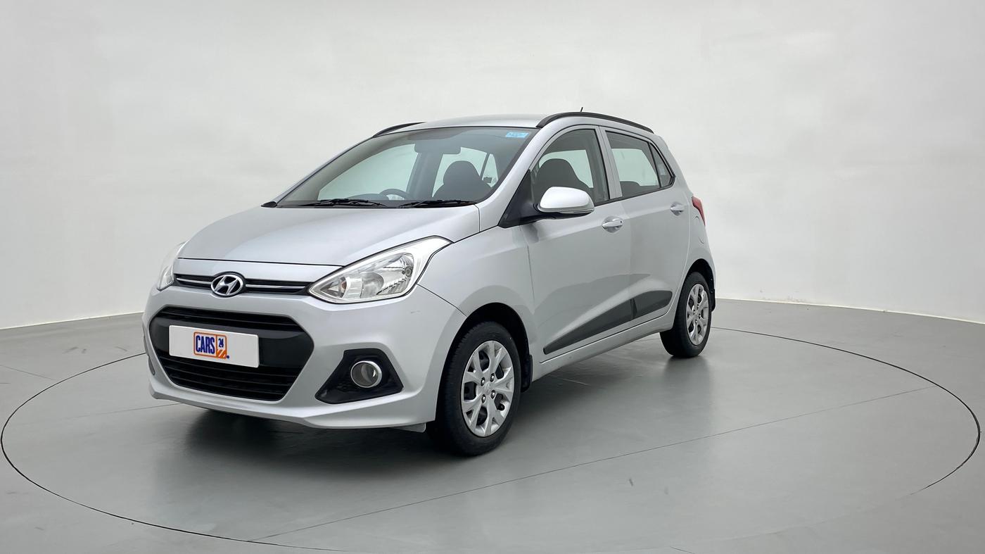 2014 Hyundai Grand i10 SPORTZ 1.2 KAPPA VTVT, Petrol, Manual, 25,208 km, Left Front Diagonal