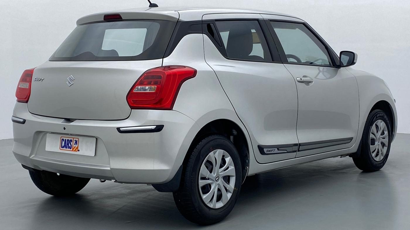 2018 Maruti Swift VXI D, Petrol, Manual, 44,843 km, Right Back Diagonal (45- Degree) View