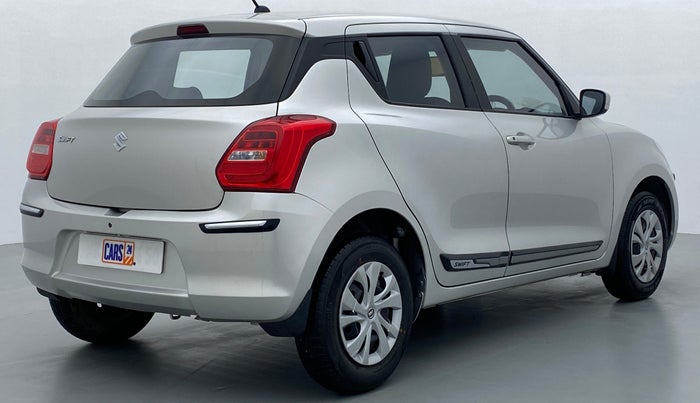 2018 Maruti Swift VXI D, Petrol, Manual, 44,843 km, Right Back Diagonal (45- Degree) View