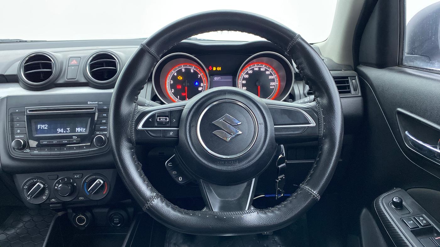 2018 Maruti Swift VXI D, Petrol, Manual, 44,843 km, Steering Wheel