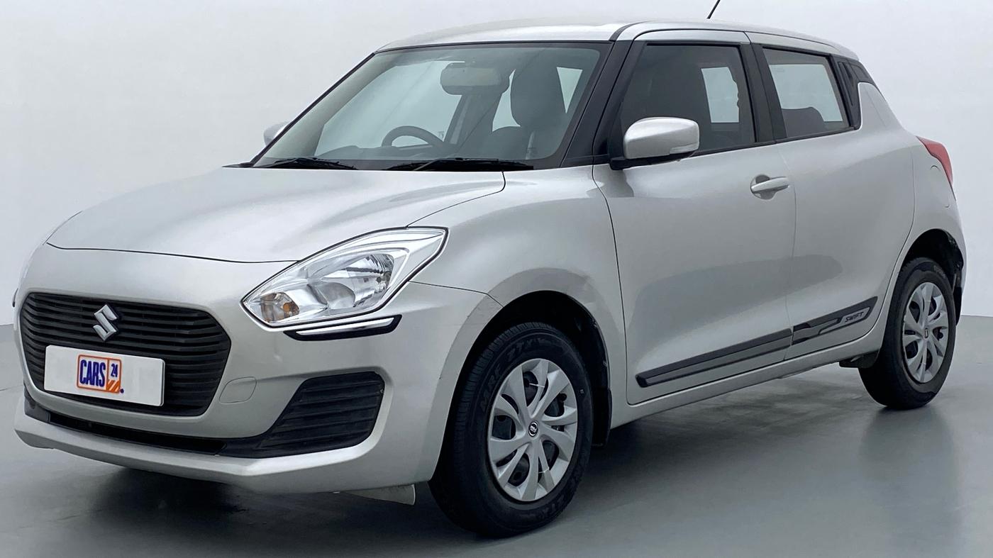 2018 Maruti Swift VXI D, Petrol, Manual, 44,843 km, Left Front Diagonal (45- Degree) View