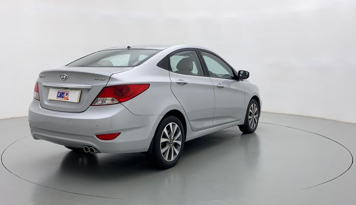 2014 Hyundai Verna FLUIDIC 1.6 SX VTVT, Petrol, Manual, 76,896 km, Right Back Diagonal