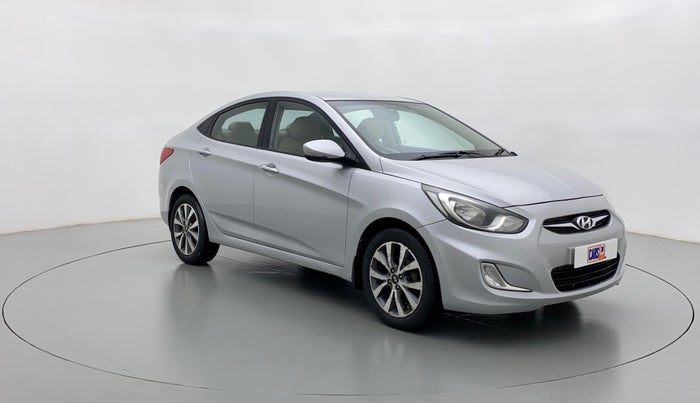 2014 Hyundai Verna FLUIDIC 1.6 SX VTVT, Petrol, Manual, 76,896 km, Right Front Diagonal
