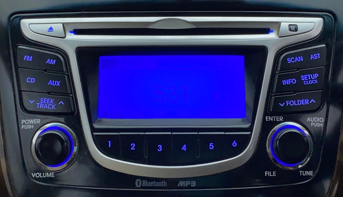 2014 Hyundai Verna FLUIDIC 1.6 SX VTVT, Petrol, Manual, 76,896 km, Infotainment System