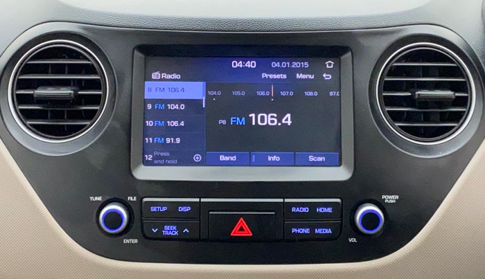 2019 Hyundai Xcent SX 1.2, Petrol, Manual, 18,590 km, Infotainment System
