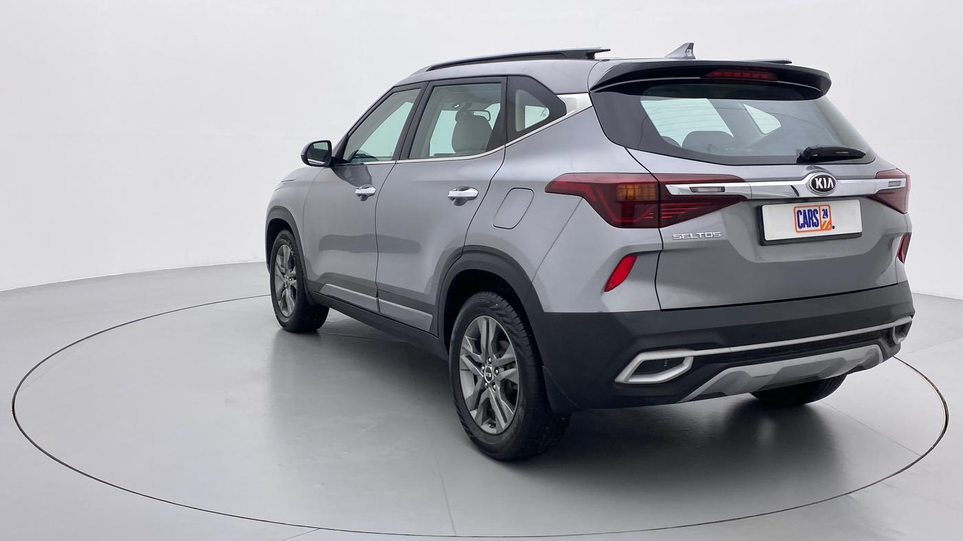 2020 KIA SELTOS HTX PLUS AT1.5 DIESEL, Diesel, Automatic, 11,476 km, Left Back Diagonal