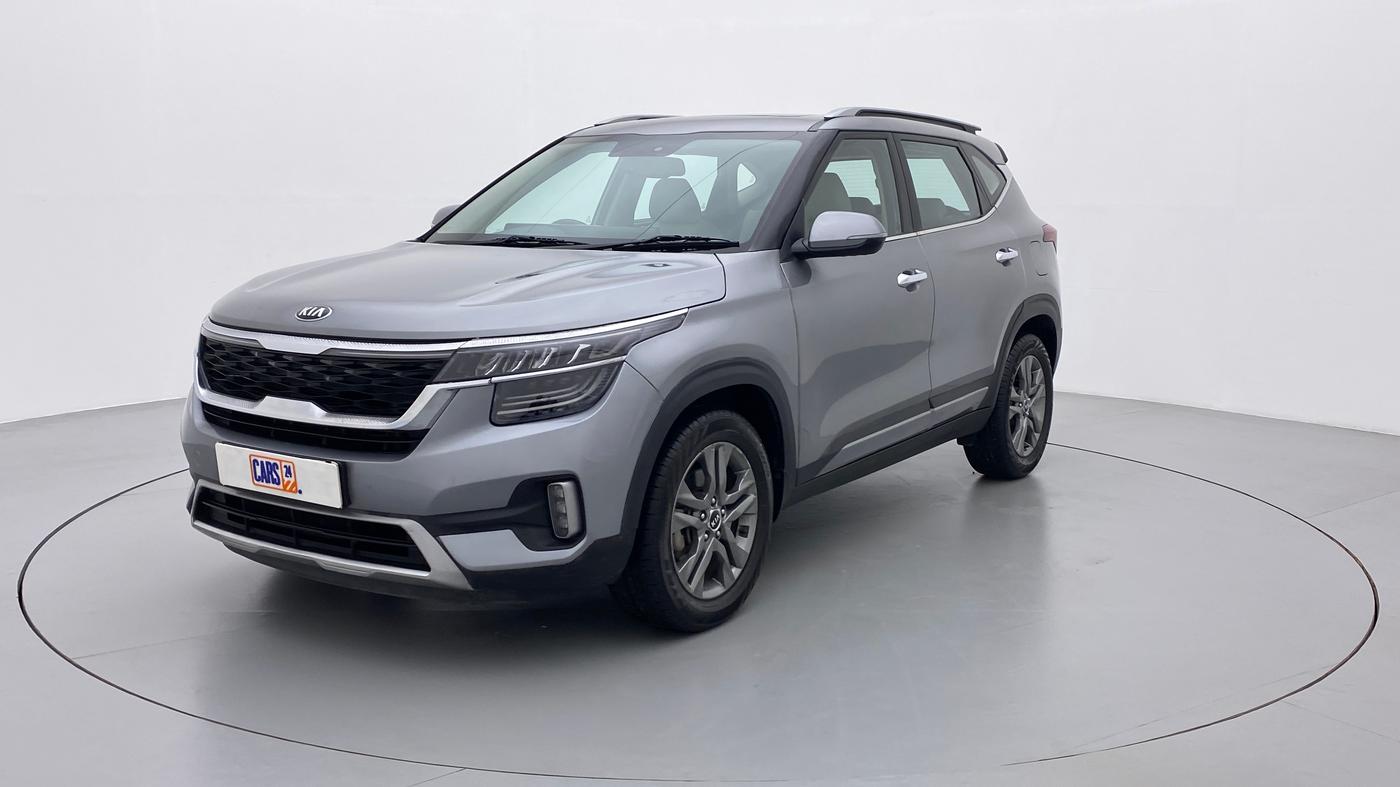 2020 KIA SELTOS HTX PLUS AT1.5 DIESEL, Diesel, Automatic, 11,476 km, Left Front Diagonal