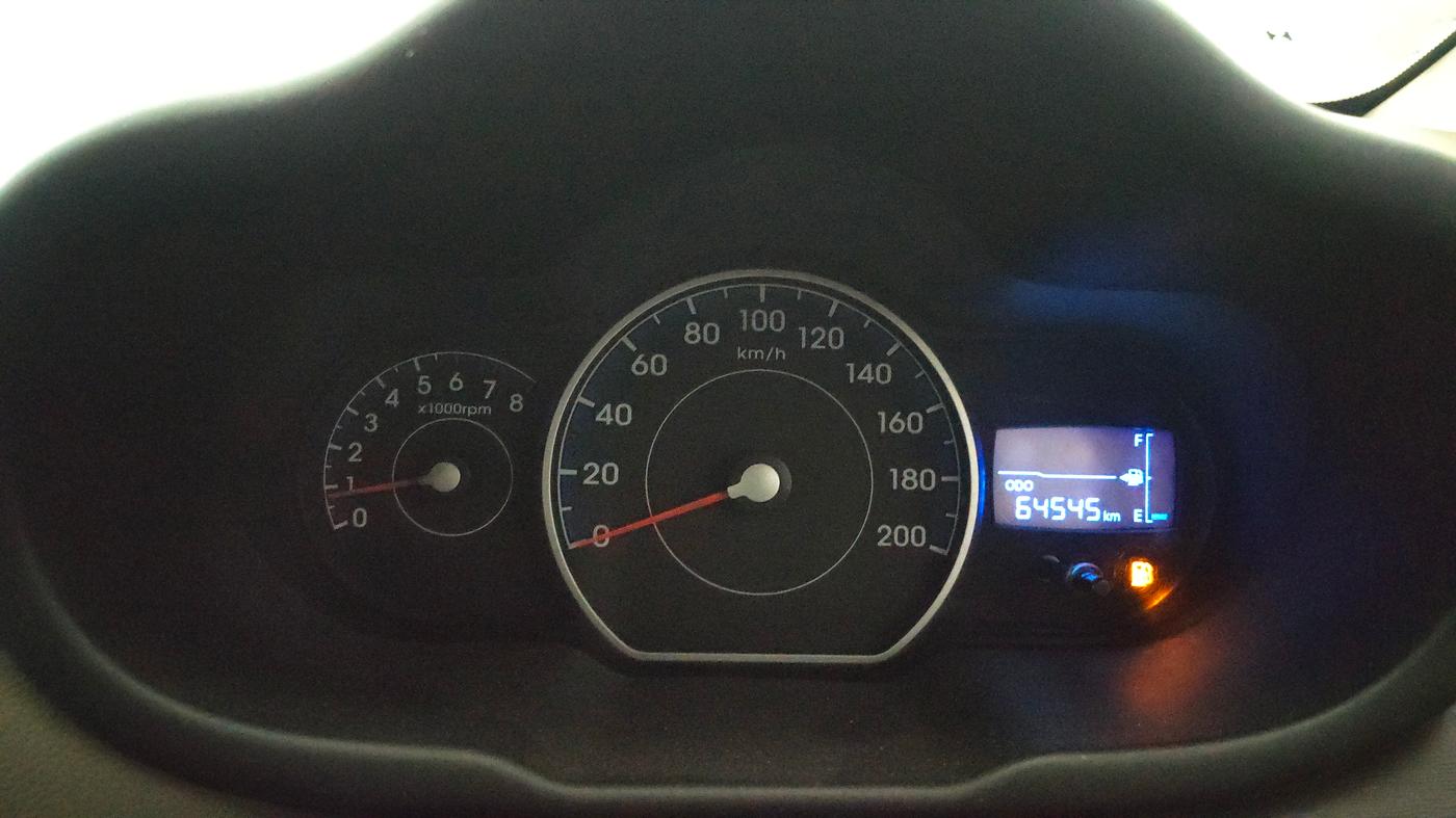 2013 Hyundai i10 MAGNA 1.1, Petrol, Manual, 64,531 km, Odometer Image