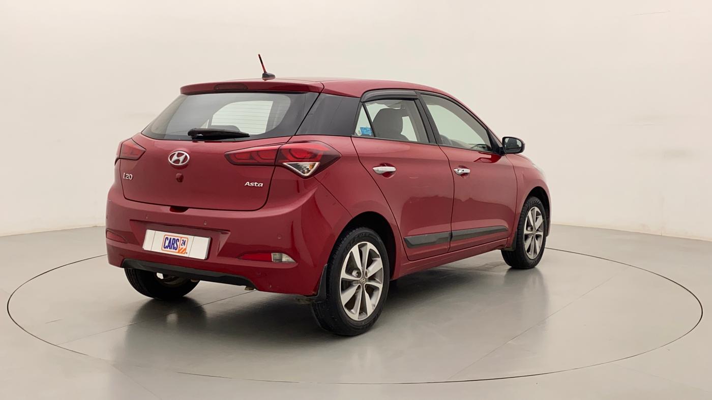 2017 Hyundai Elite i20 ASTA 1.2, Petrol, Manual, 53,554 km, Right Back Diagonal