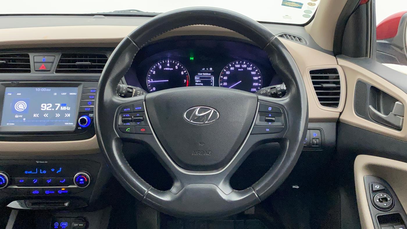 2017 Hyundai Elite i20 ASTA 1.2, Petrol, Manual, 53,554 km, Steering Wheel Close Up