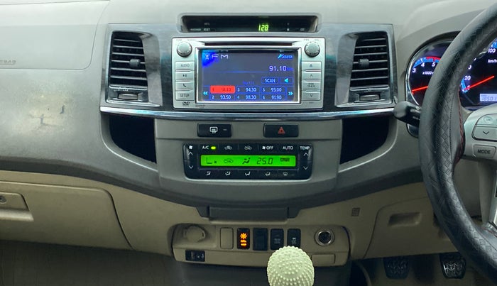 2012 Toyota Fortuner 3.0 MT 4X4, Diesel, Manual, 1,85,354 km, Air Conditioner
