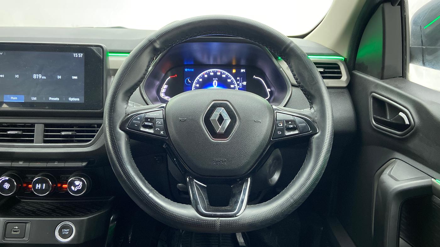 2021 Renault Kiger RXZ 1.0 MT, Petrol, Manual, 13,344 km, Steering Wheel Close Up