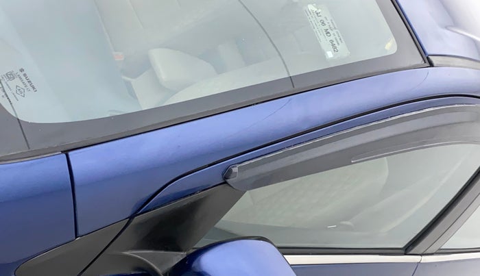 2018 Maruti Ciaz DELTA 1.5 SHVS MT PETROL, Petrol, Manual, 64,538 km, Left A pillar - Slightly dented