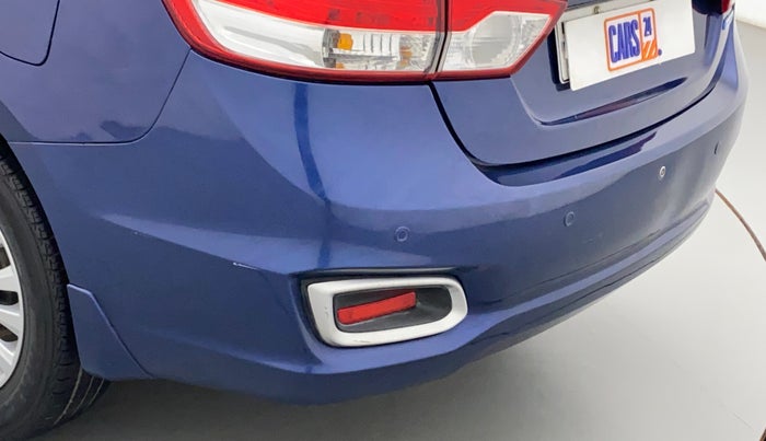 2018 Maruti Ciaz DELTA 1.5 SHVS MT PETROL, Petrol, Manual, 64,538 km, Rear bumper - Minor scratches