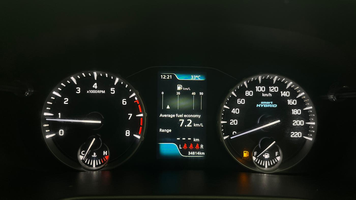2025 Maruti BREZZA ZXI SMART HYBRID , Petrol, Manual, 34,795 km, Odometer Image