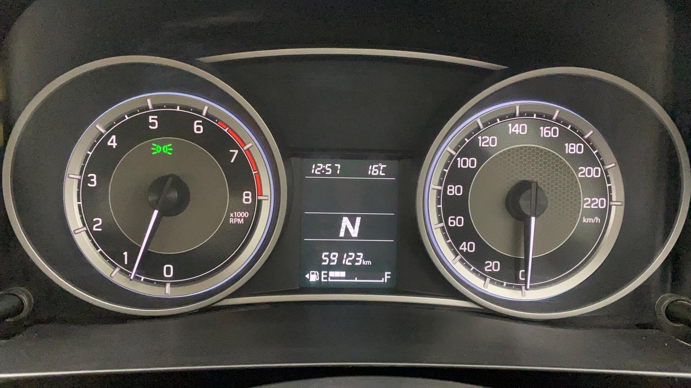 2017 Maruti Dzire ZXI PLUS AMT, Petrol, Automatic, 59,123 km, Odometer Image