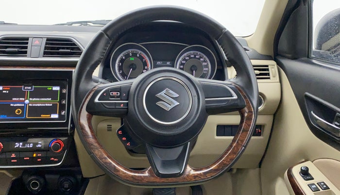 2017 Maruti Dzire ZXI PLUS AMT, Petrol, Automatic, 59,123 km, Steering Wheel Close Up