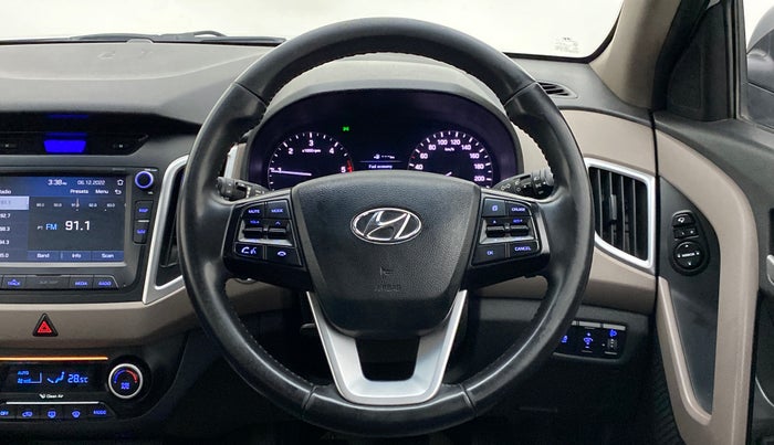 2018 Hyundai Creta 1.6 SX (O) CRDI, Diesel, Manual, 70,492 km, Steering Wheel Close Up