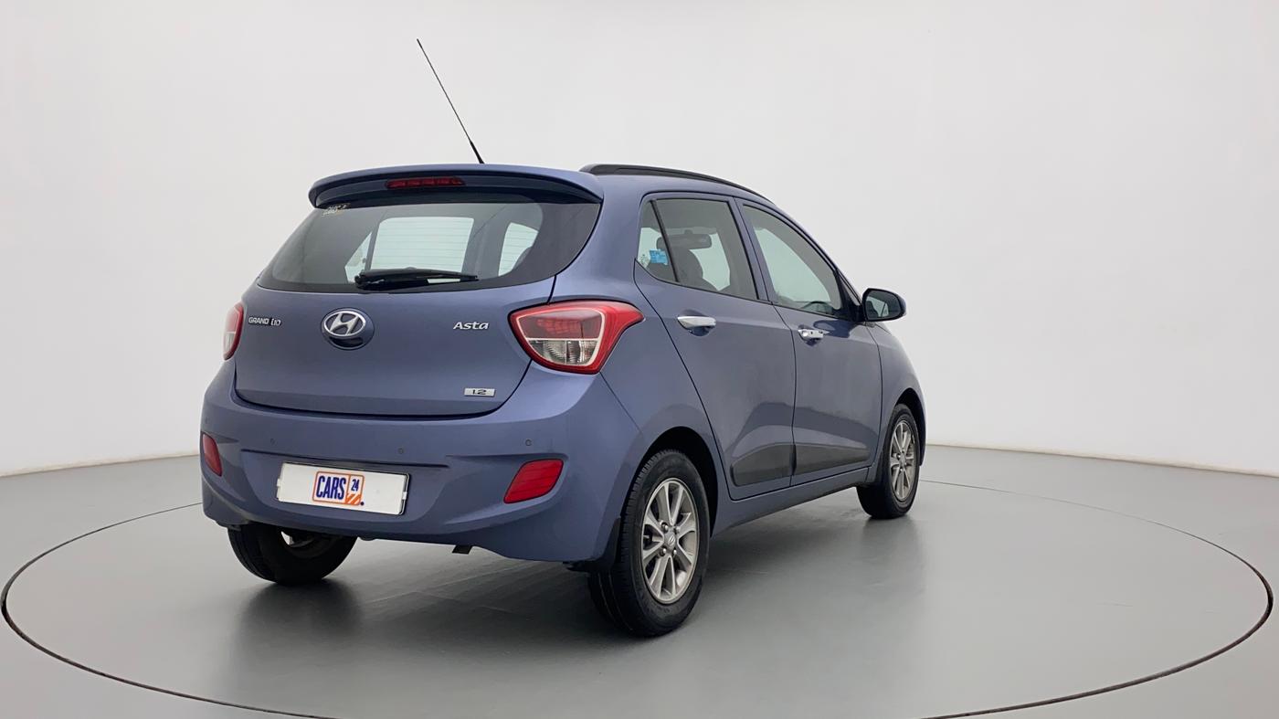 2016 Hyundai Grand i10 ASTA (O) 1.2 KAPPA VTVT, Petrol, Manual, 78,898 km, Right Back Diagonal