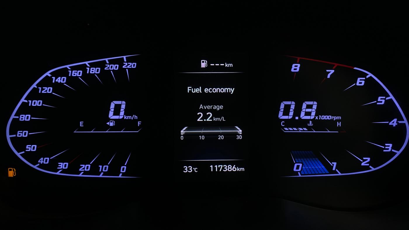 2021 Hyundai Verna SX (O)1.5 VTVT, Petrol, Manual, 1,17,381 km, Odometer Image