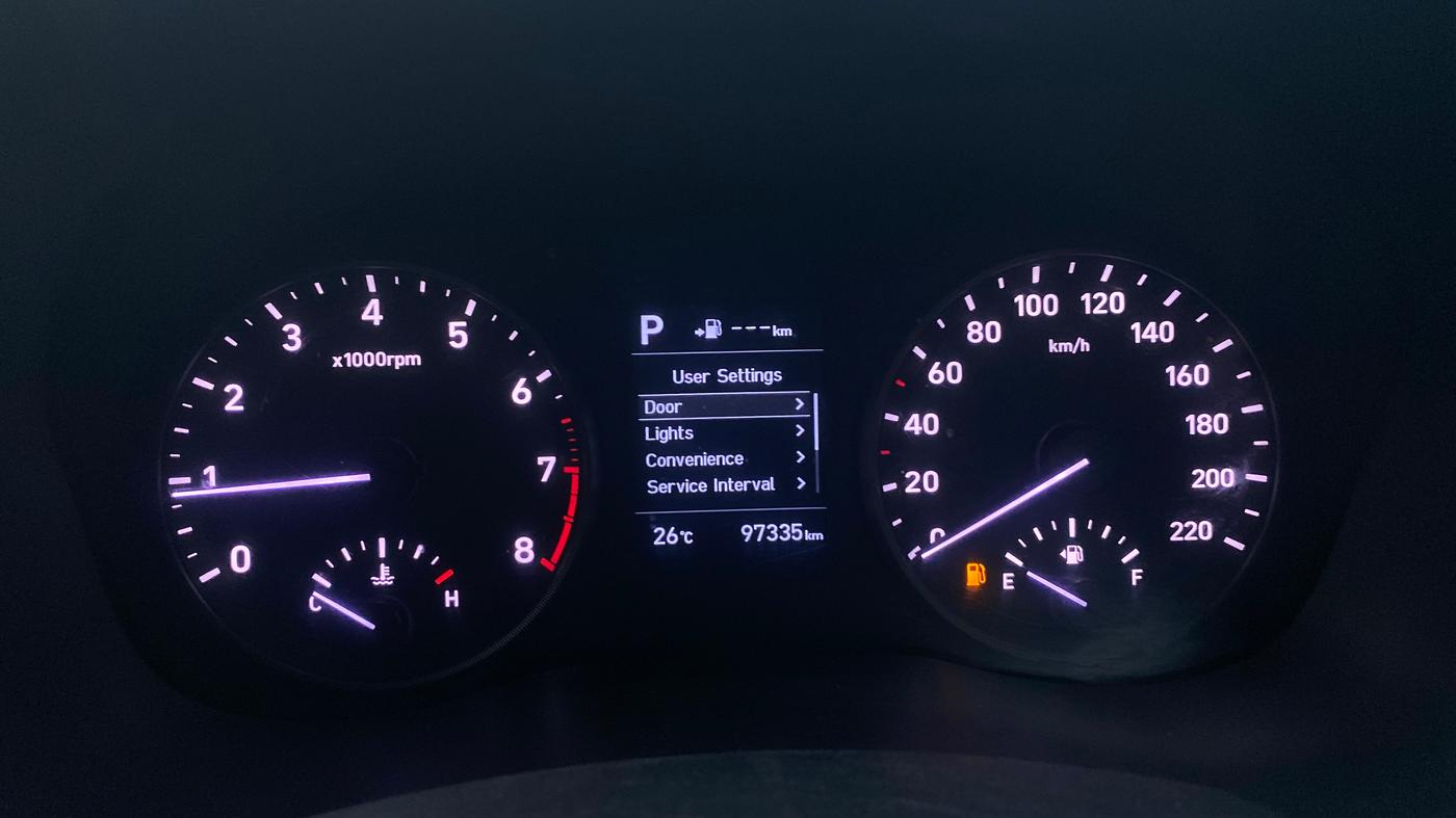 2019 Hyundai Verna 1.6 VTVT SX (O) AT, Petrol, Automatic, 97,335 km, Odometer Image