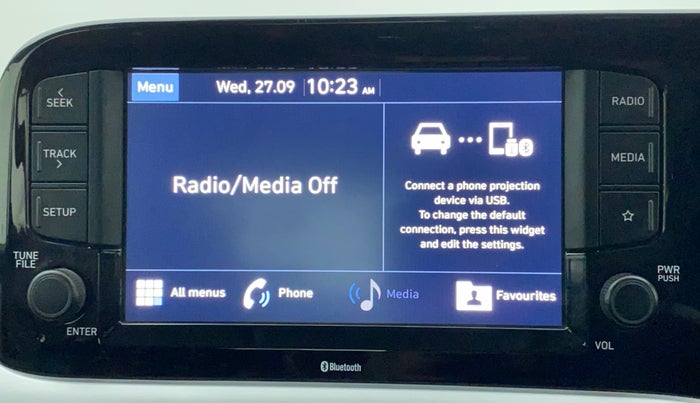 2021 Hyundai GRAND I10 NIOS SPORTZ 1.2 KAPPA VTVT CNG, CNG, Manual, 48,080 km, Infotainment System