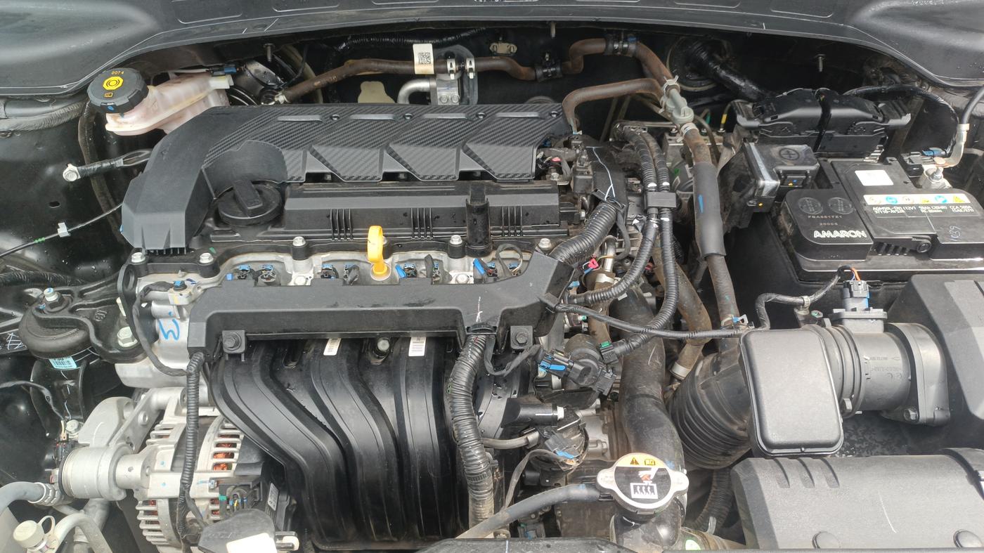2025 Hyundai Creta S (O) 1.5 Petrol IVT Knight Edition, Petrol, Automatic, 7,113 km, Engine View
