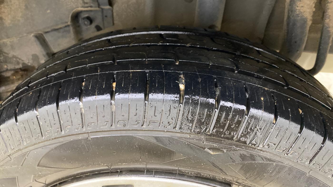 2023 Tata TIGOR XZ PLUS CNG, CNG, Manual, 1,09,067 km, Left Rear Tyre Tread