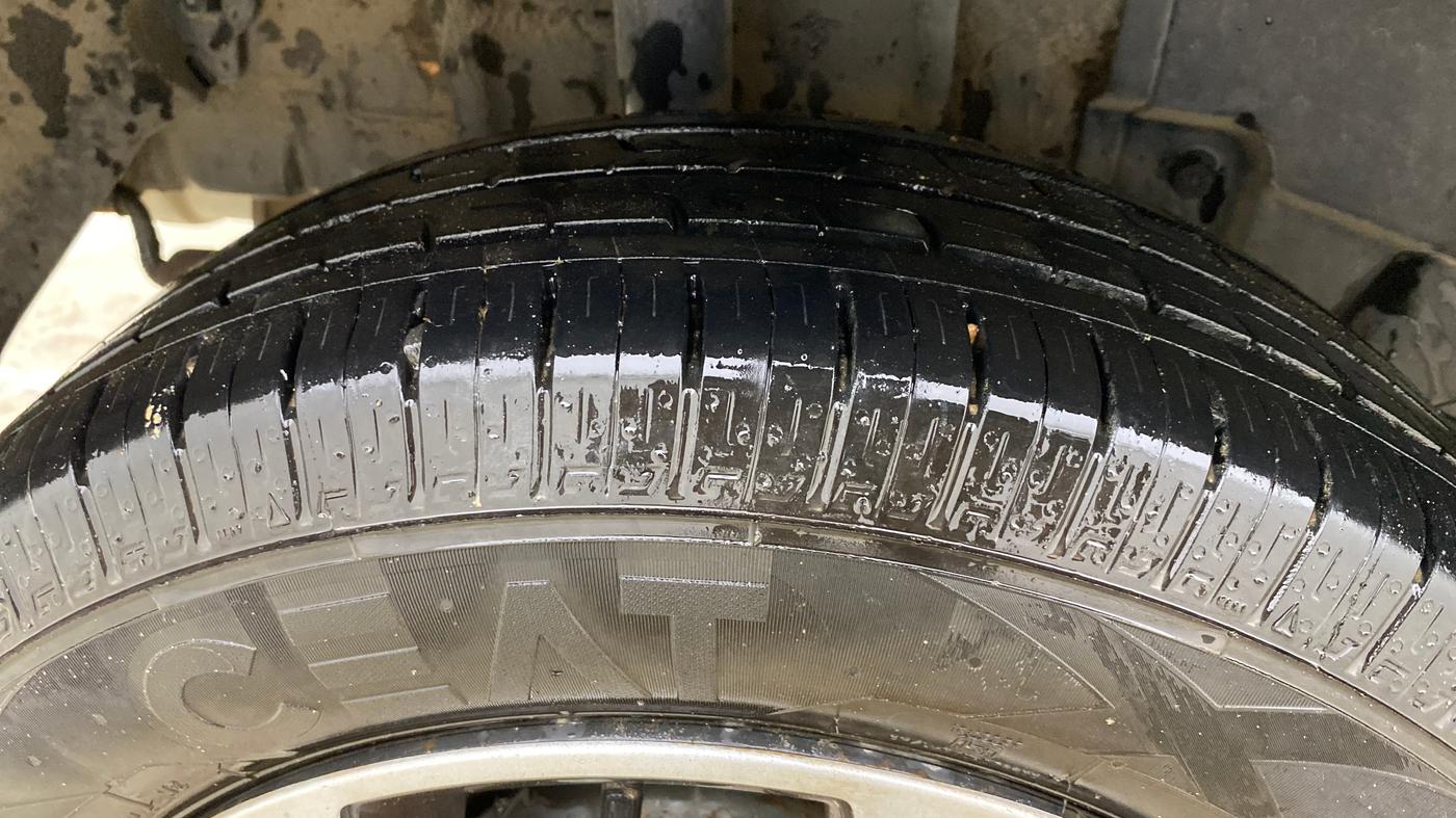 2023 Tata TIGOR XZ PLUS CNG, CNG, Manual, 1,09,067 km, Right Rear Tyre Tread