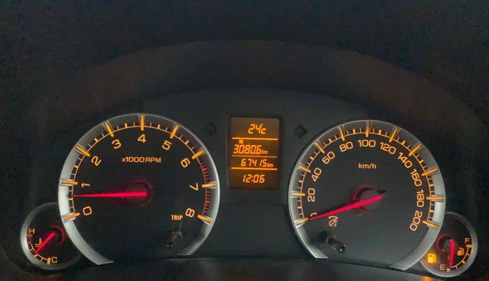 2016 Maruti Swift ZXI, Petrol, Manual, 67,415 km, Odometer Image