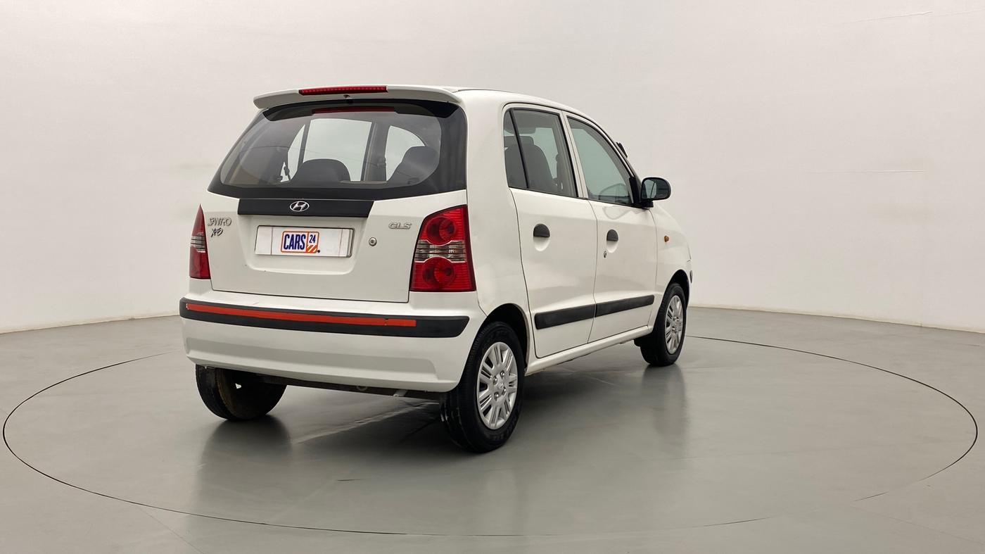 2014 Hyundai Santro Xing GLS, Petrol, Manual, 77,587 km, Right Back Diagonal