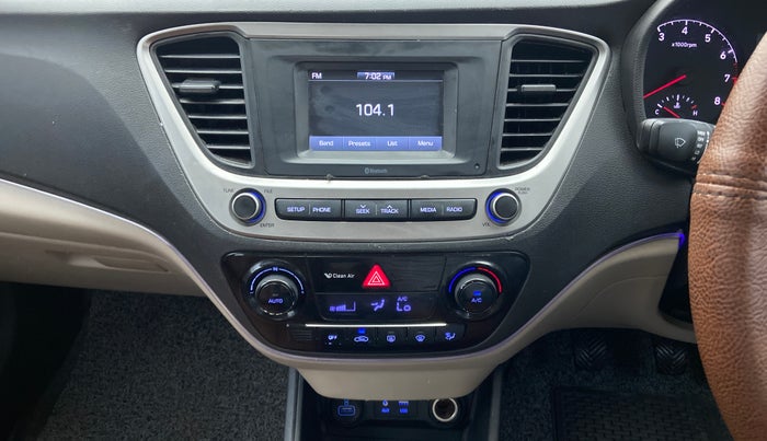 2018 Hyundai Verna 1.4 EX PETROL, Petrol, Manual, 95,933 km, Air Conditioner