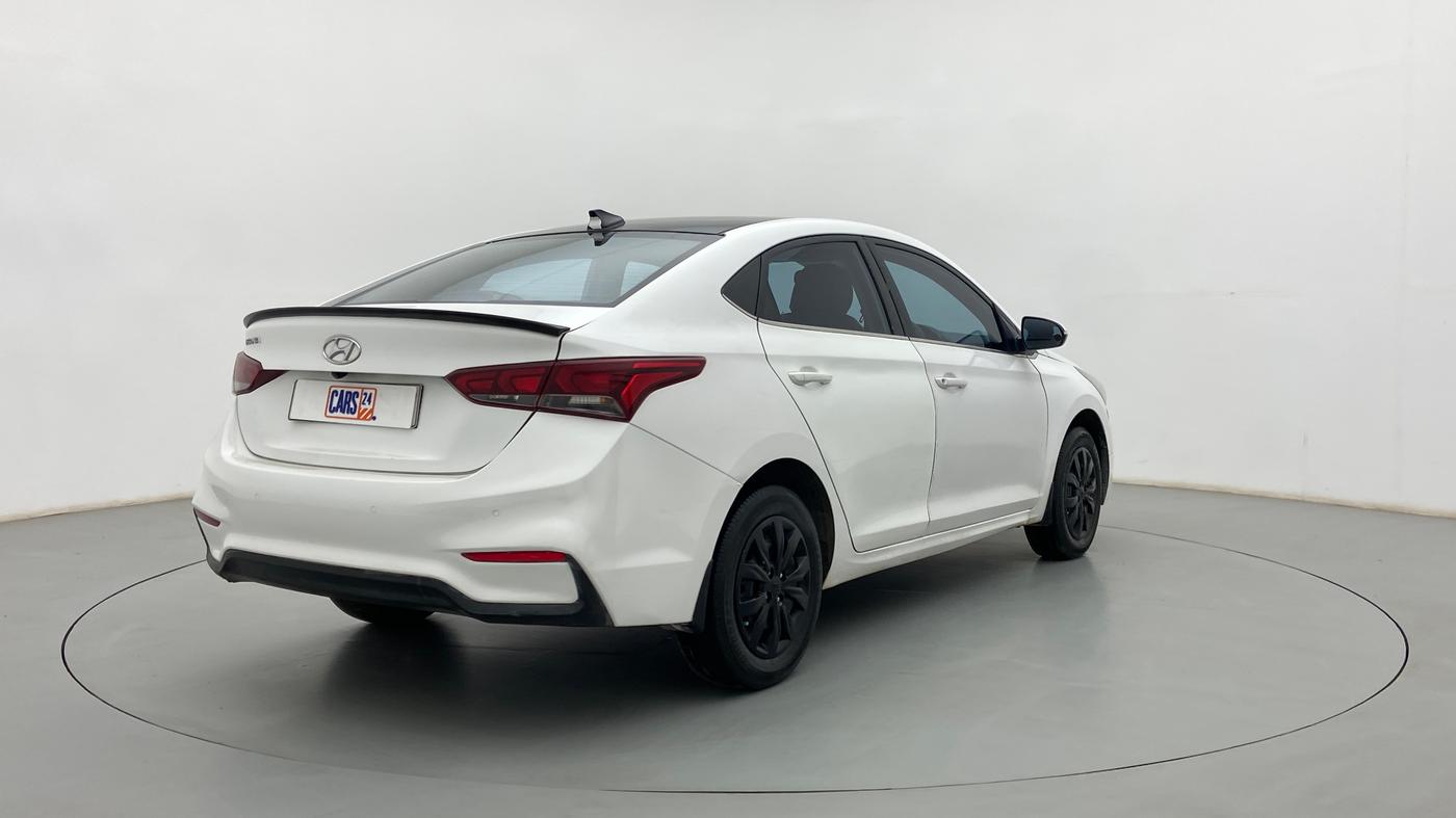2018 Hyundai Verna 1.4 EX PETROL, Petrol, Manual, 95,933 km, Right Back Diagonal