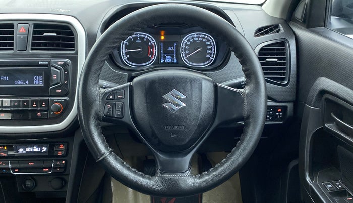 2020 Maruti Vitara Brezza VXI, Petrol, Manual, 26,095 km, Steering Wheel Close Up