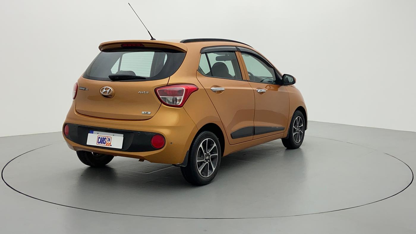 2017 Hyundai Grand i10 ASTA 1.2 VTVT, Petrol, Manual, 27,891 km, Right Back Diagonal (45- Degree) View