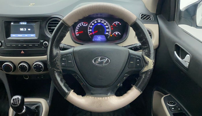 2017 Hyundai Grand i10 SPORTZ 1.2 KAPPA VTVT, Petrol, Manual, 71,306 km, Steering Wheel Close Up