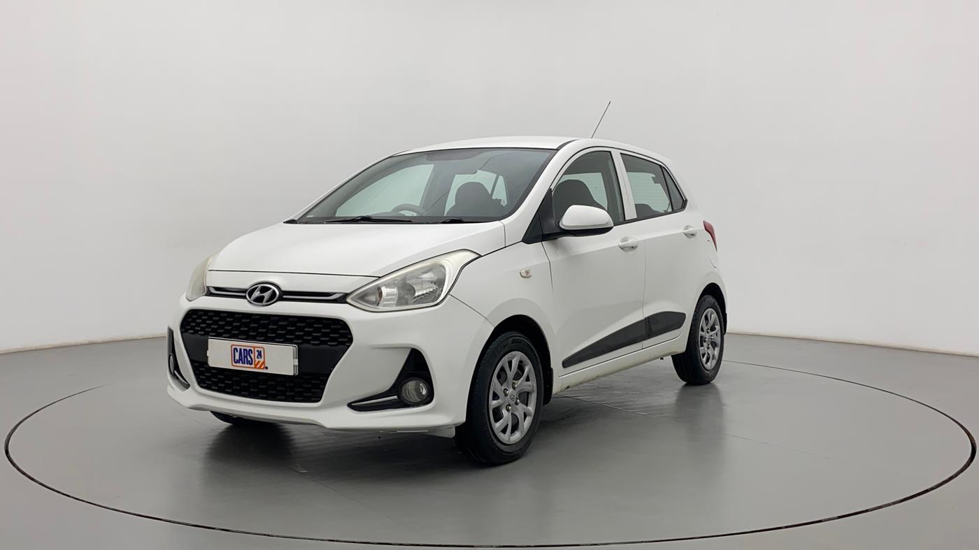 2017 Hyundai Grand i10 SPORTZ 1.2 KAPPA VTVT, Petrol, Manual, 71,306 km, Left Front Diagonal