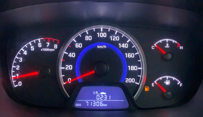 2017 Hyundai Grand i10 SPORTZ 1.2 KAPPA VTVT, Petrol, Manual, 71,306 km, Odometer Image