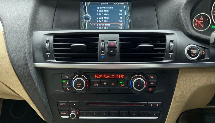 2013 BMW X3 XDRIVE 20D, Diesel, Automatic, 67,468 km, Infotainment System