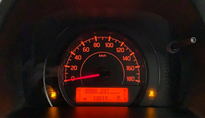 2021 Maruti New Wagon-R LXI CNG 1.0, CNG, Manual, 58,947 km, Odometer Image